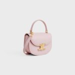 MINI BESACE CLEA IN SHINY CALFSKIN PASTEL PINK - Image 2